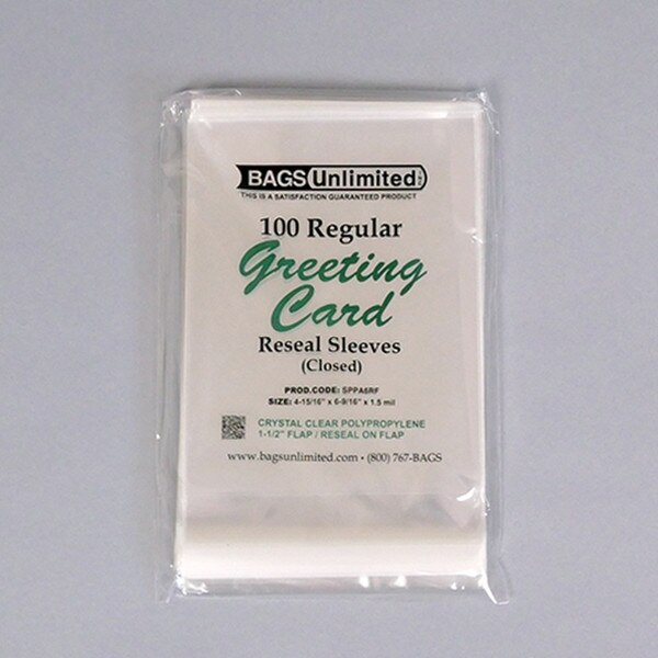 Clear Poly Sleeve for Single A6 Car